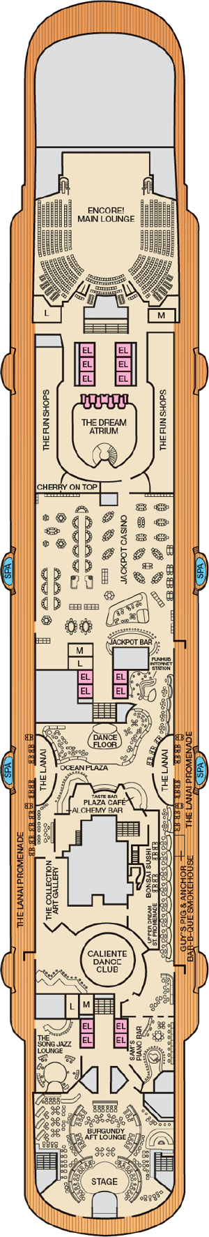 Carnival Dream Deck Plans