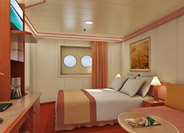 Interior Stateroom with Porthole Window