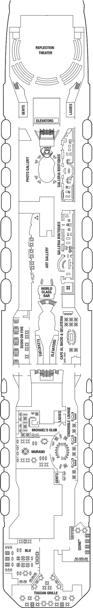 Celebrity Reflection Deck Plans