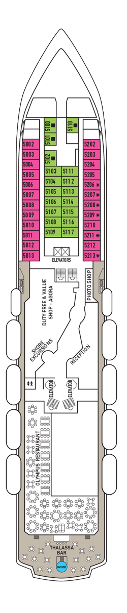 Celestyal Cruises Deck Plans