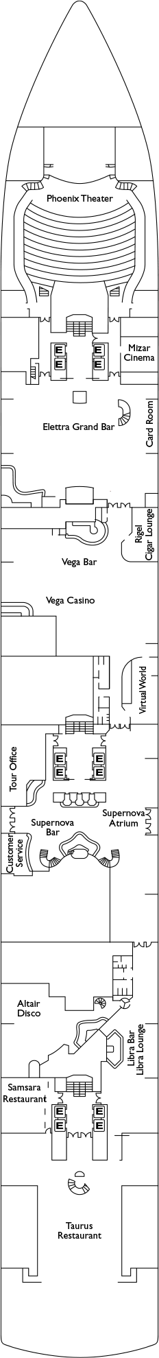 Costa Luminosa Deck Plans