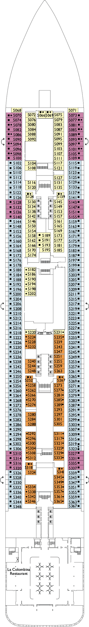 Costa Smeralda Deck Plans