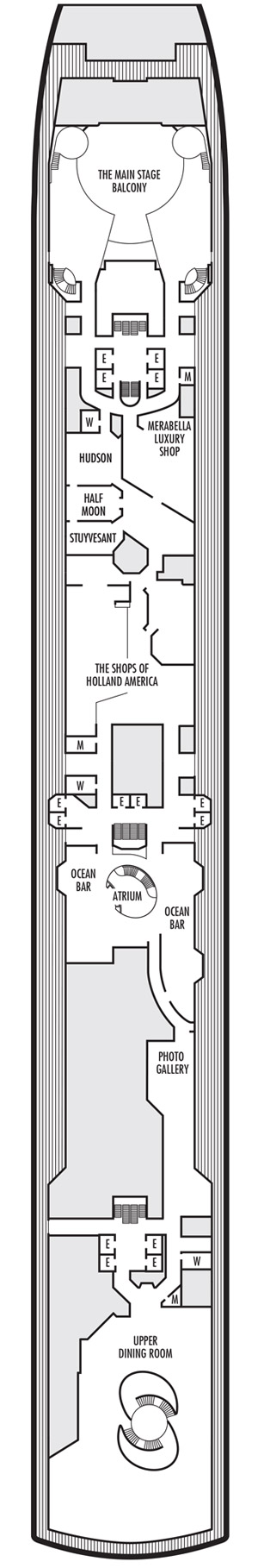 ms Westerdam Deck Plans