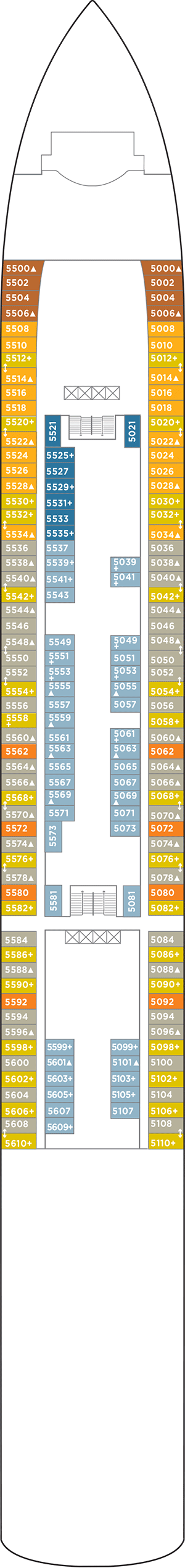 Norwegian Jade Deck Plans