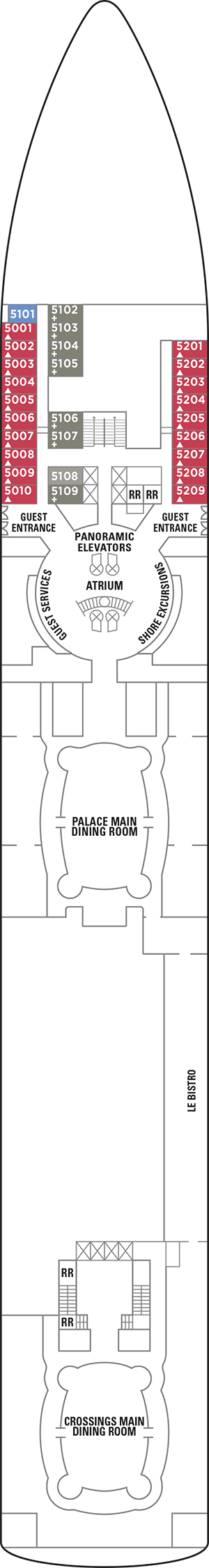 Norwegian Sky Deck Plans
