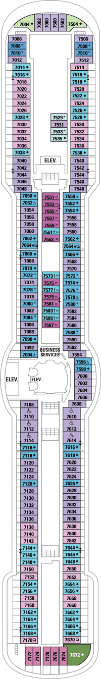 Serenade of the Seas Deck Plans