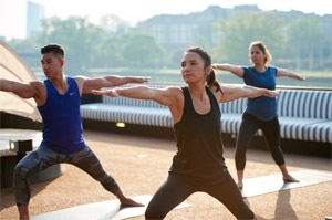 Rooftop Yoga